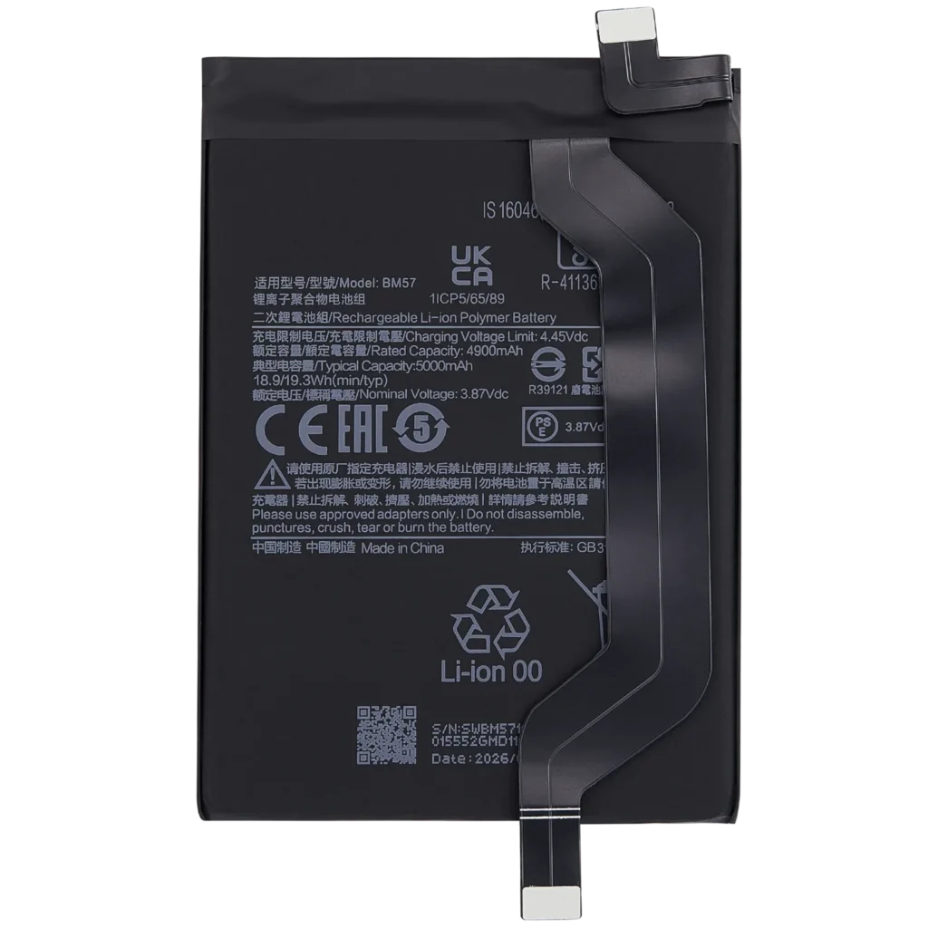 Replacement Battery For Xiaomi Poco X3 GT (BM57)