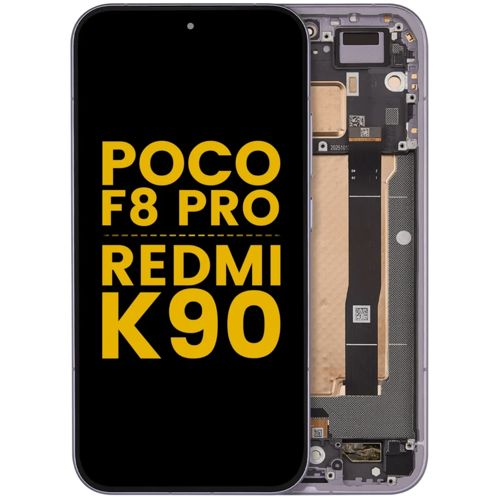 OLED Assembly With Frame For Poco F8 Pro / Redmi K90 (Refurbished) (Purple)