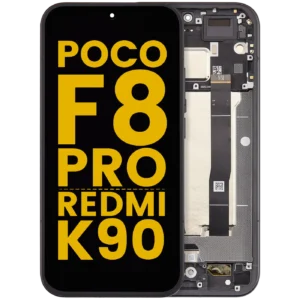 OLED Assembly With Frame For Poco F8 Pro / Redmi K90 (Refurbished) (Black)