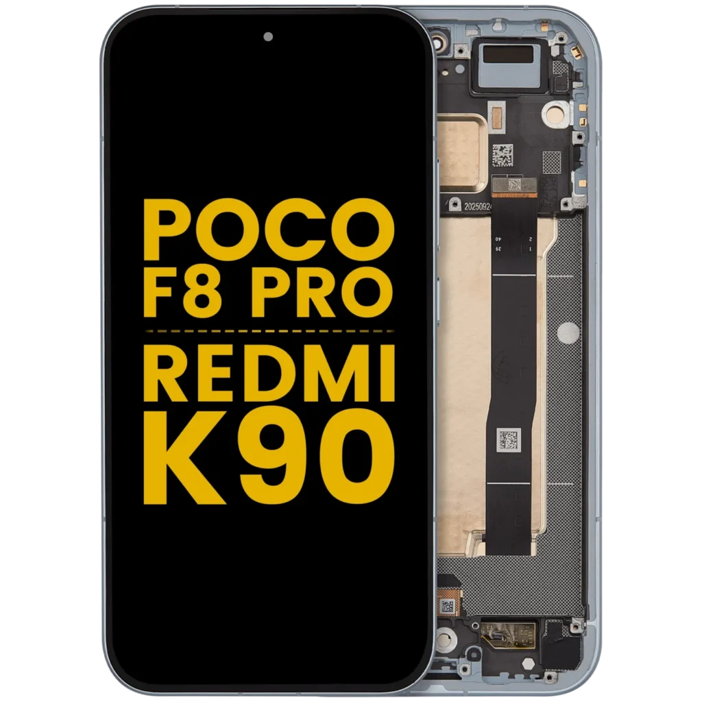 OLED Assembly With Frame For Poco F8 Pro / Redmi K90 (Refurbished) (Blue)