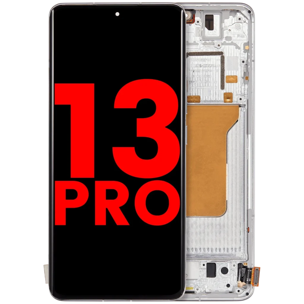 OLED Assembly With Frame For Xiaomi 13 Pro (Aftermarket Plus) (White)