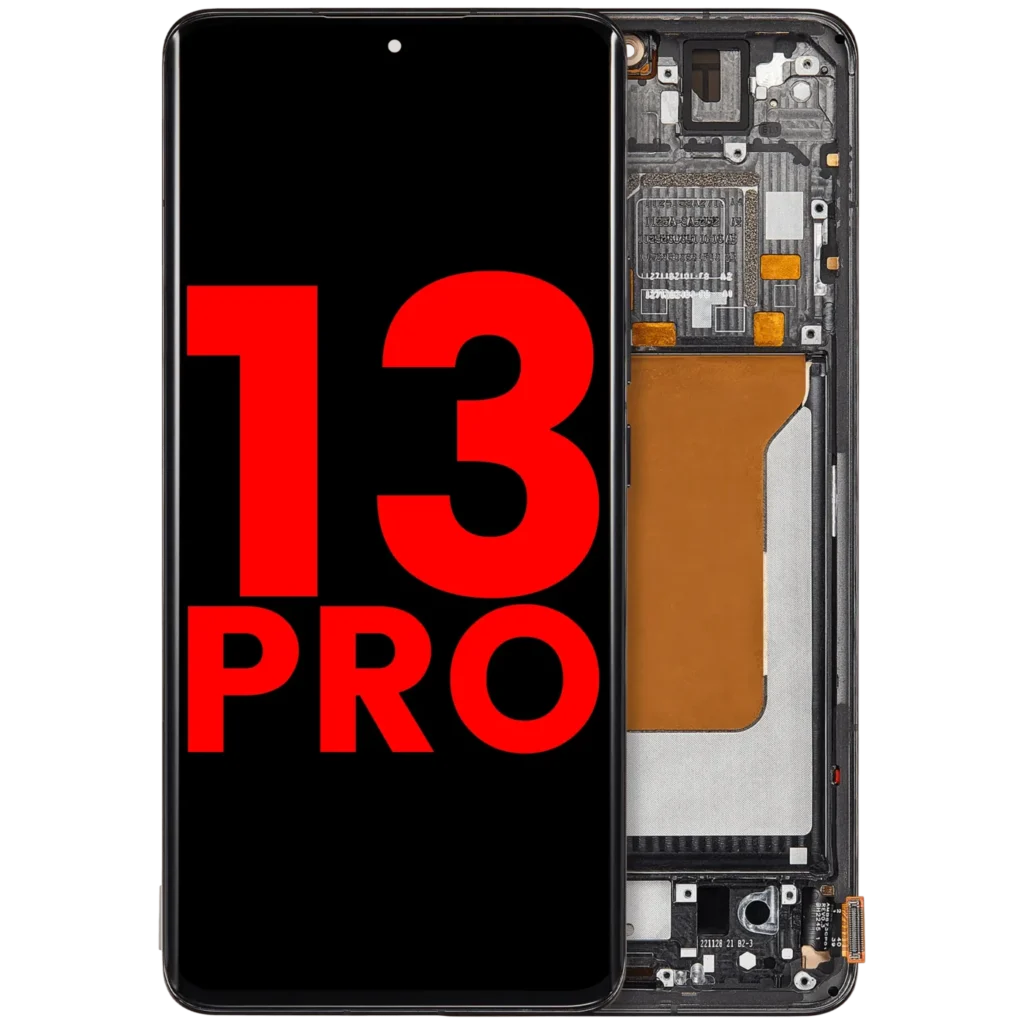 OLED Assembly With Frame For Xiaomi 13 Pro (Aftermarket Plus) (Black)