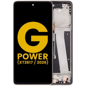 LCD Assembly With Frame For Motorola Moto G Power 5G (XT2617 / 2026) (Refurbished) (Pure Cashmere)