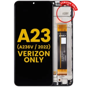 LCD Assembly With Frame For Samsung Galaxy A23 5G (A236V / 2022) (Verizon V Version) (Used OEM Pull: Grade B) (All Colors)