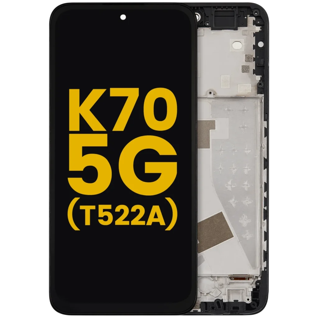 LCD Assembly With Frame For TCL K70 5G (T522A) (Refurbished) (All Colors)