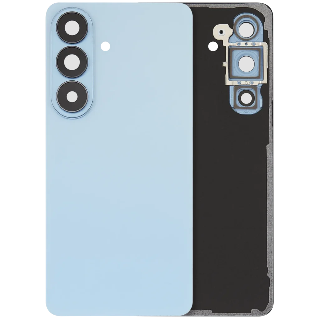 Back Cover Glass With Camera Lens For Samsung Galaxy S26 (Aftermarket Plus) (Sky Blue)