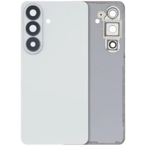 Back Cover Glass With Camera Lens For Samsung Galaxy S26 (Aftermarket Plus) (White)