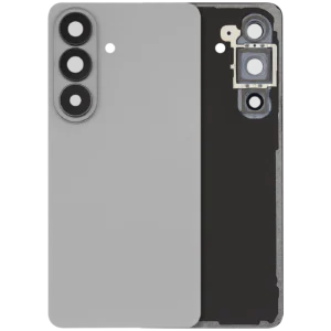 Back Cover Glass With Camera Lens For Samsung Galaxy S26 (Aftermarket Plus) (Silver Shadow)