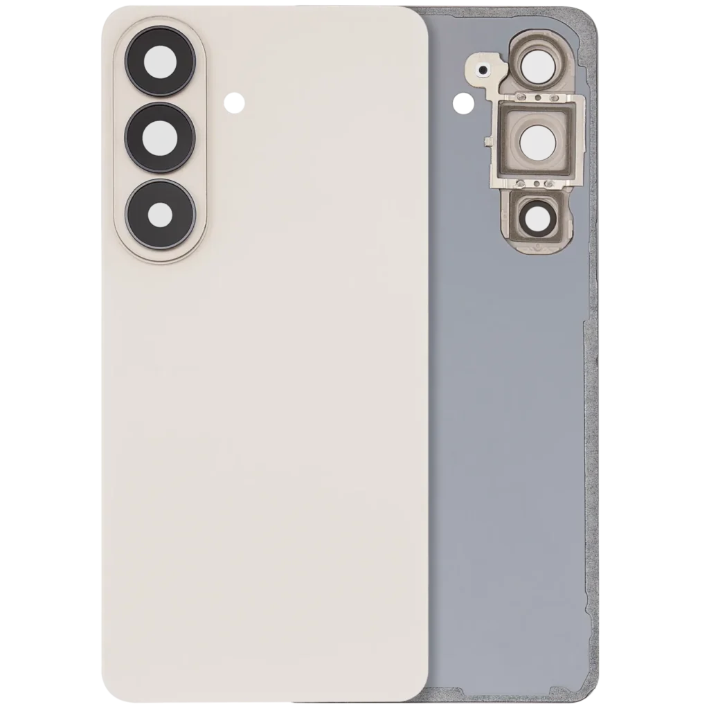 Back Cover Glass With Camera Lens For Samsung Galaxy S26 (Aftermarket Plus) (Pink Gold)