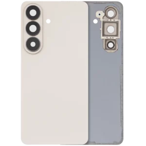Back Cover Glass With Camera Lens For Samsung Galaxy S26 (Aftermarket Plus) (Pink Gold)