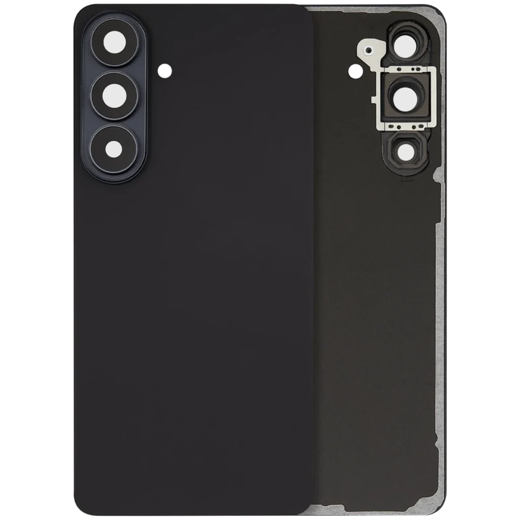 Back Cover Glass With Camera Lens For Samsung Galaxy S26 Plus (Aftermarket Plus) (Black)