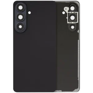 Back Cover Glass With Camera Lens For Samsung Galaxy S26 Plus (Aftermarket Plus) (Black)