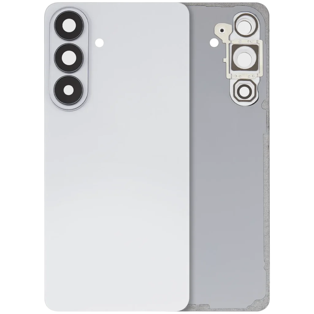 Back Cover Glass With Camera Lens For Samsung Galaxy S26 Plus (Aftermarket Plus) (White)