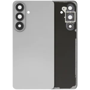 Back Cover Glass With Camera Lens For Samsung Galaxy S26 Plus (Aftermarket Plus) (Silver Shadow)