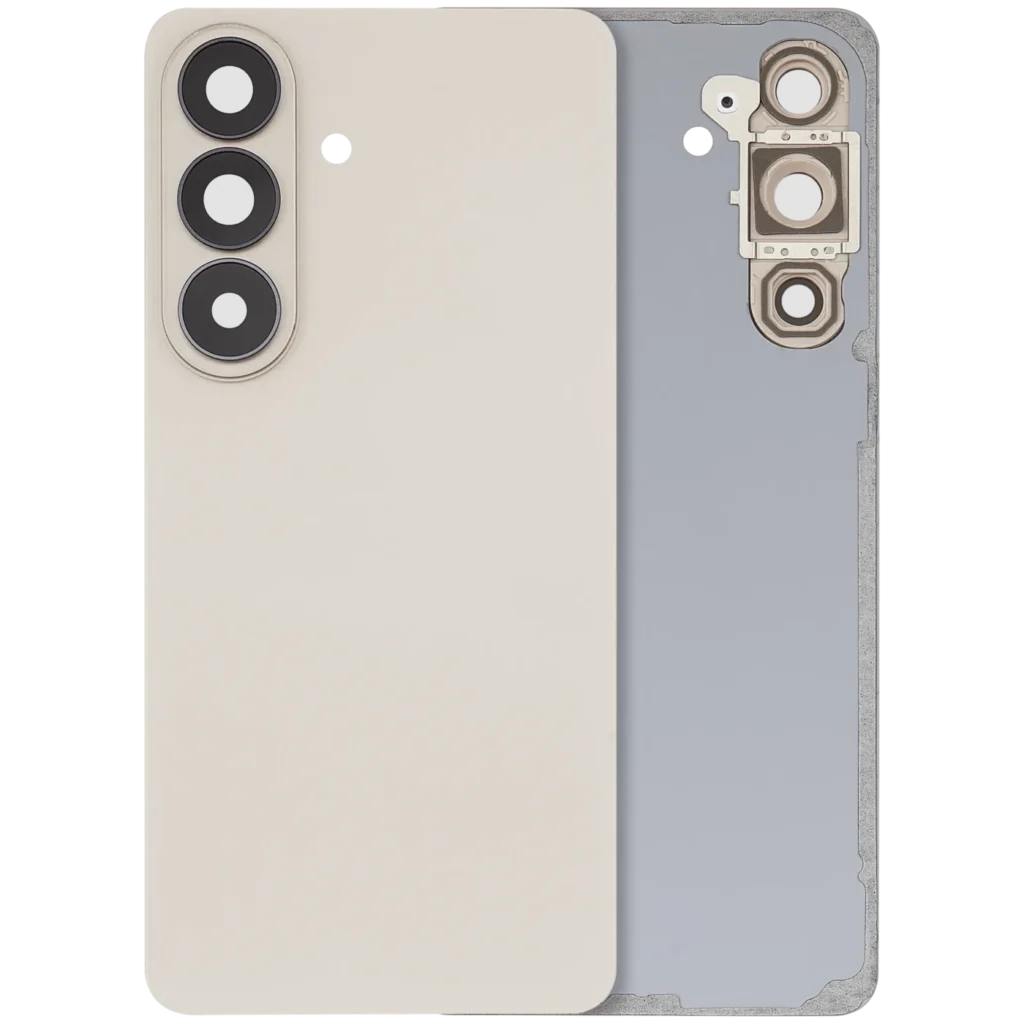 Back Cover Glass With Camera Lens For Samsung Galaxy S26 Plus (Aftermarket Plus) (Pink Gold)