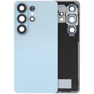 Back Cover Glass With Camera Lens For Samsung Galaxy S26 Ultra (Aftermarket Plus) (Sky Blue)