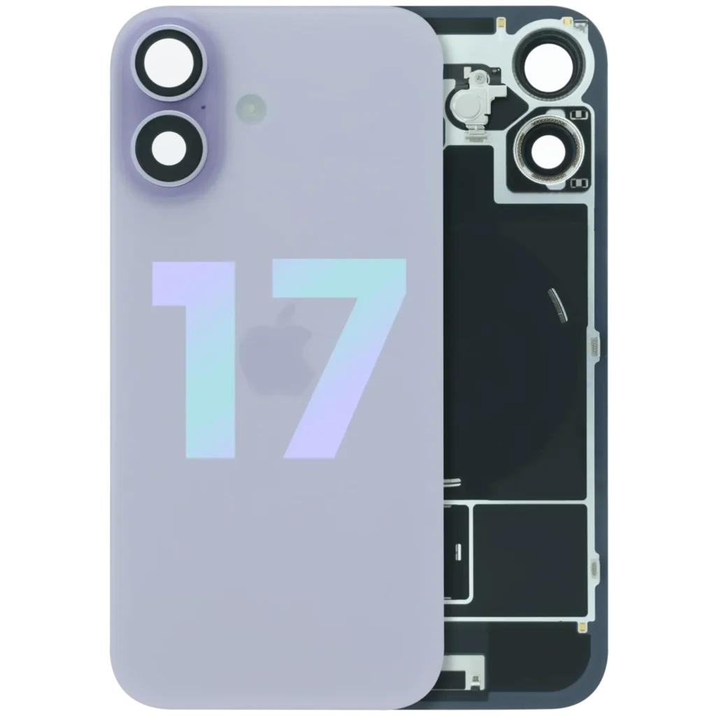 Back Glass w/ MagSafe Magnet & NFC For iPhone 17 (Service Pack) (Lavender)