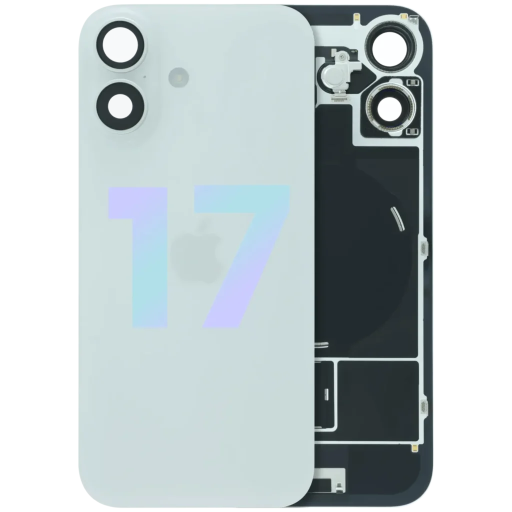 Back Glass w/ MagSafe Magnet & NFC For iPhone 17 (Service Pack) (White)