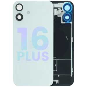 Back Glass w/ MagSafe Magnet & NFC For iPhone 16 Plus (Service Pack) (White)