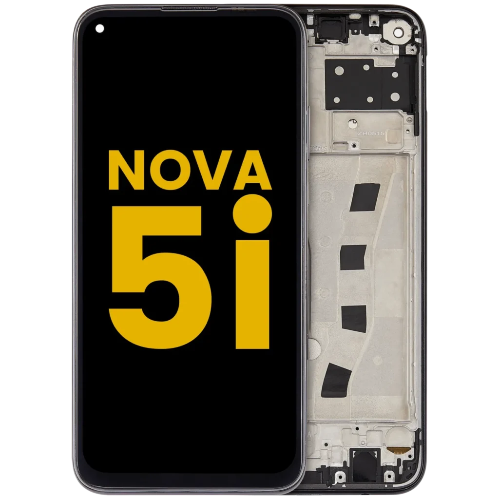 LCD Assembly With Frame For Huawei Nova 5i (2019) (Refurbished) (Black)