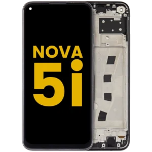 LCD Assembly With Frame For Huawei Nova 5i (2019) (Refurbished) (Black)