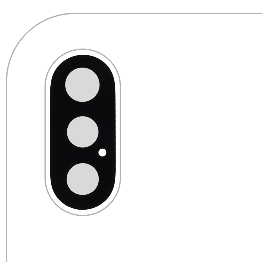 Back Camera Lens (Glass Only) With Adhesive For iPhone XS / XS Max (Premium) (All Colors)