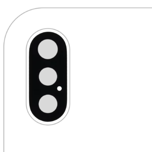 Back Camera Lens (Glass Only) With Adhesive For iPhone XS / XS Max (Premium) (All Colors)
