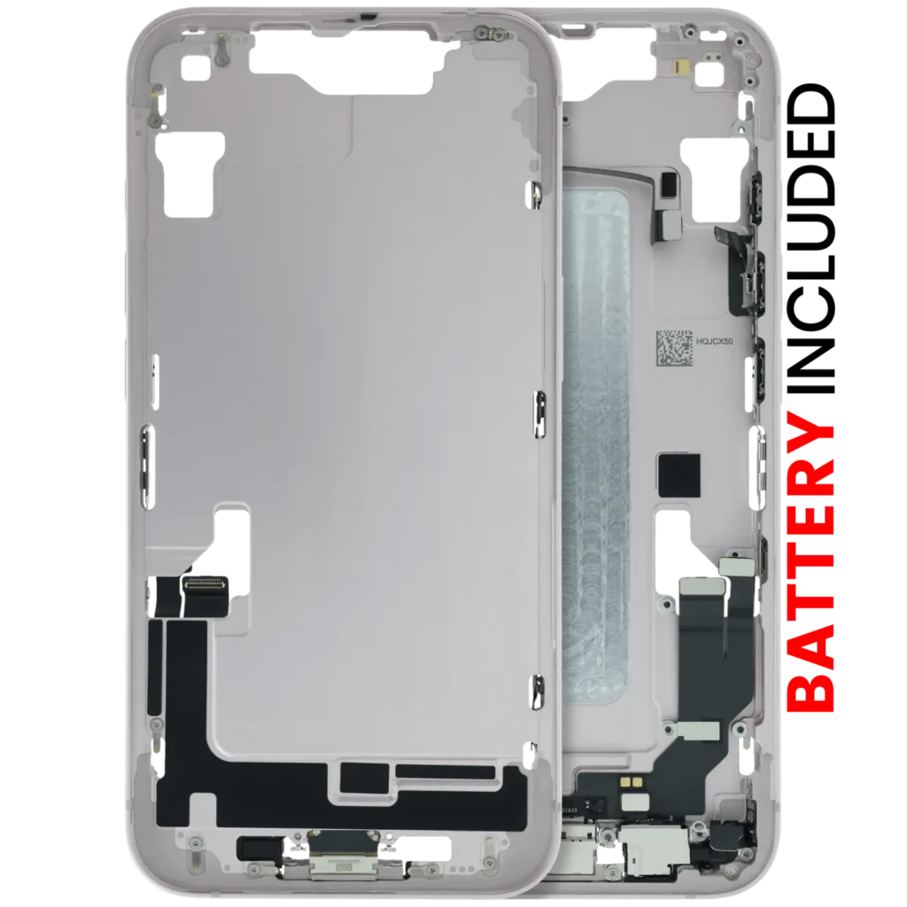 Back Housing with Battery Compatible For iPhone 17e (Genuine OEM) (Pink)