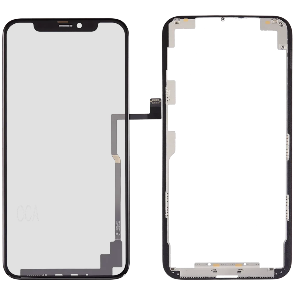 4 in 1 Long Flex (Digitizer Touch With Glass + OCA + Frame Pre-installed) For iPhone 11 Pro (OCA Master)