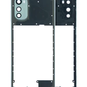 LCD Frame For Motorola Moto E32 (XT2227 / 2022) (Pearl Blue)