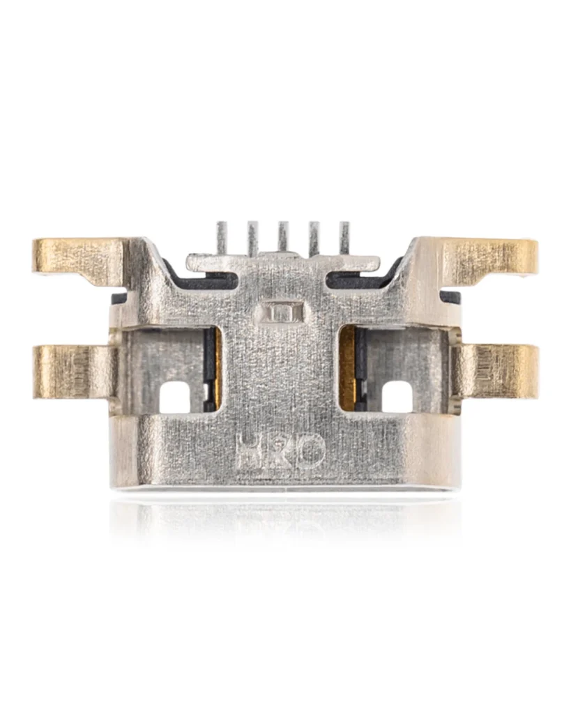 Charging port soldering required - 05 Pin - Micro B - 4 Anchor Points (C074)