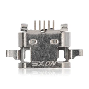 Charging port soldering required - 05 Pin - Micro B - 4 Anchor Points (C078)