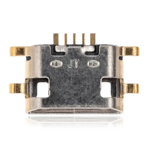 Charging port soldering required - 05 Pin - Micro B - 4 Anchor Points (C077)