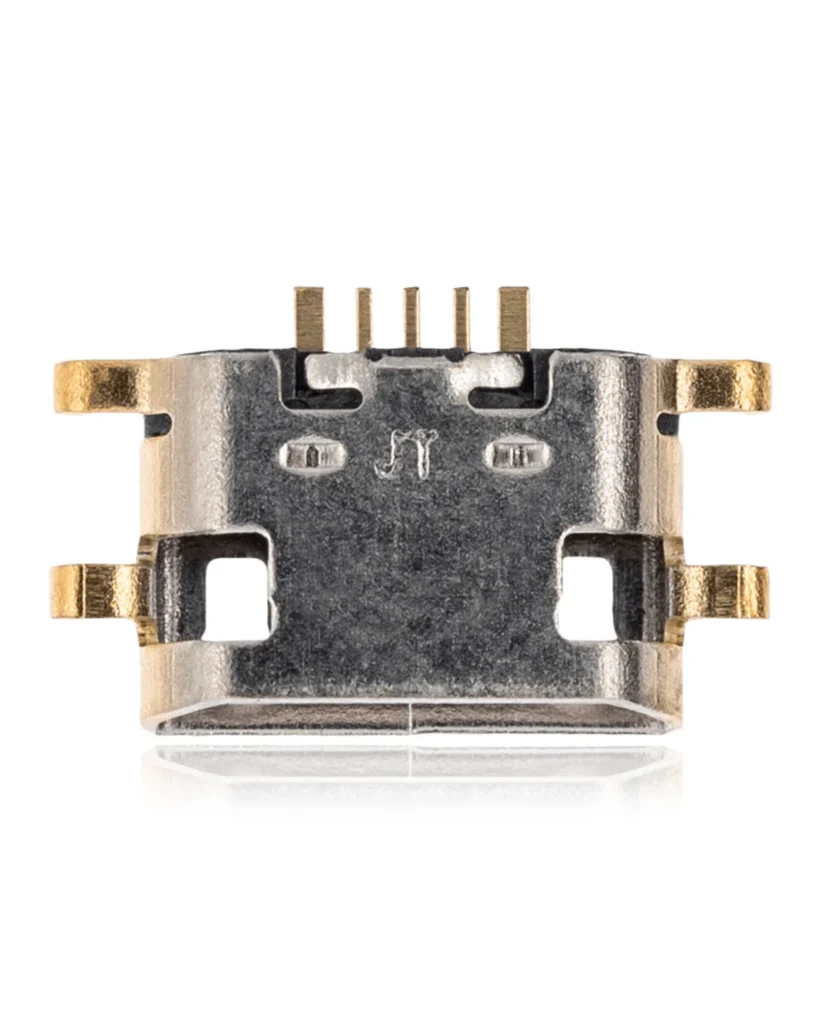 Charging port soldering required - 05 Pin - Micro B - 4 Anchor Points (C077)