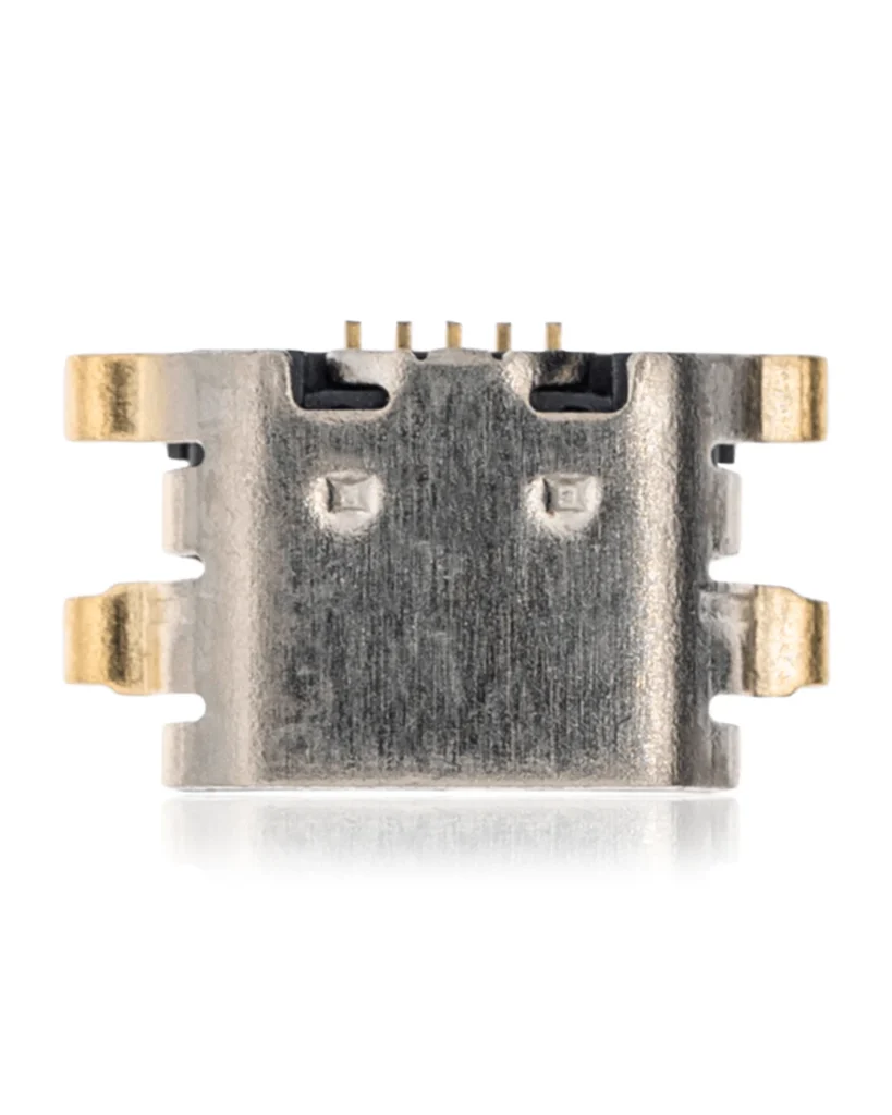 Charging port soldering required - 05 Pin - Micro B - 4 Anchor Points (C084)