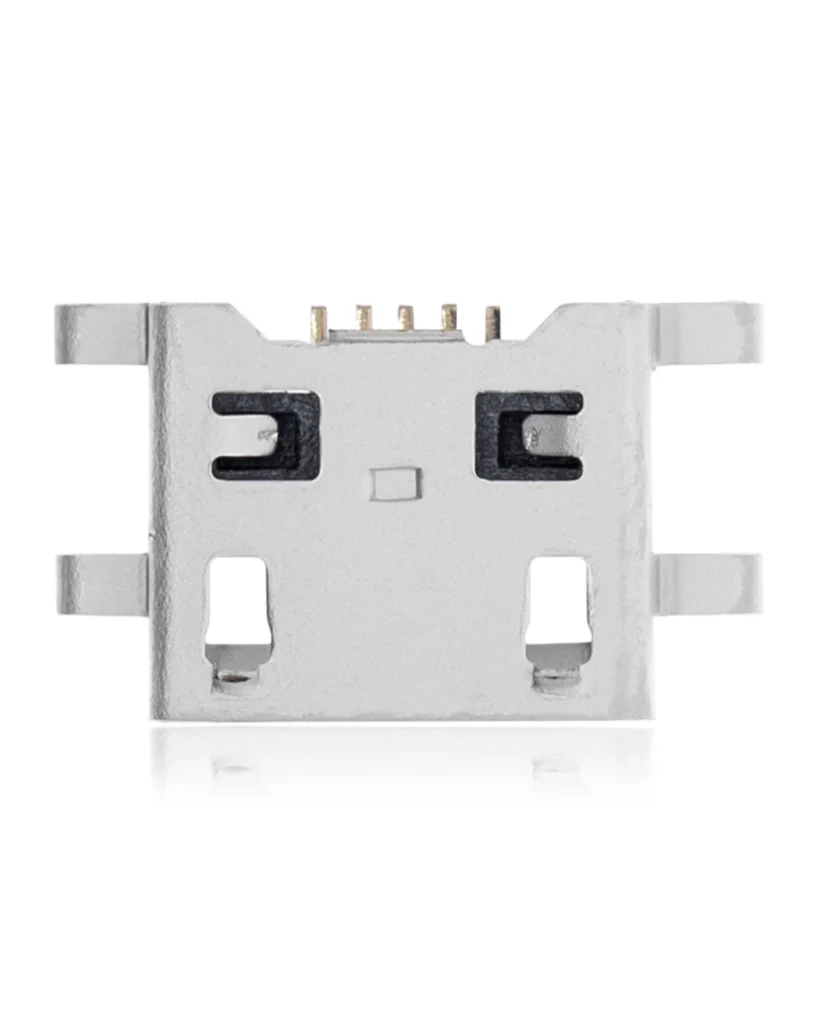 Charging port soldering required - 05 Pin - Micro B - 4 Anchor Points (C085)