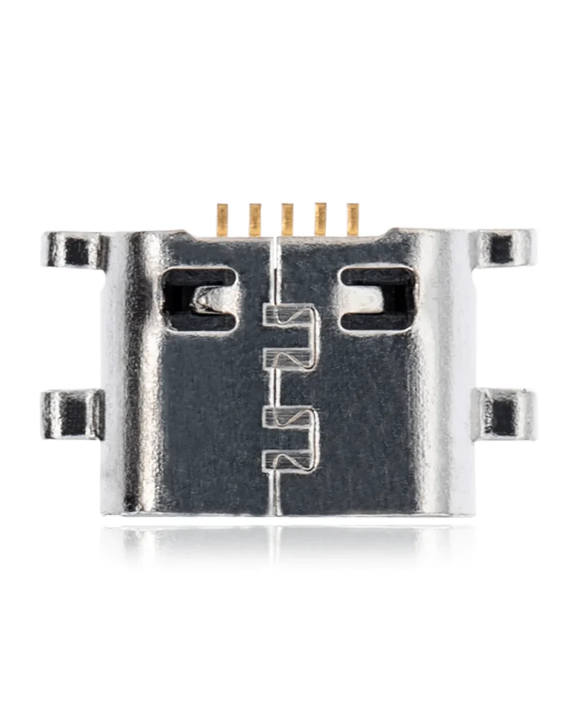 Charging port soldering required - 05 Pin - Micro B - 4 Anchor Points (C098)