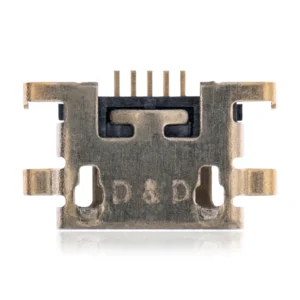 Charging port soldering required - 05 Pin - Micro B - 4 Anchor Points (C124)