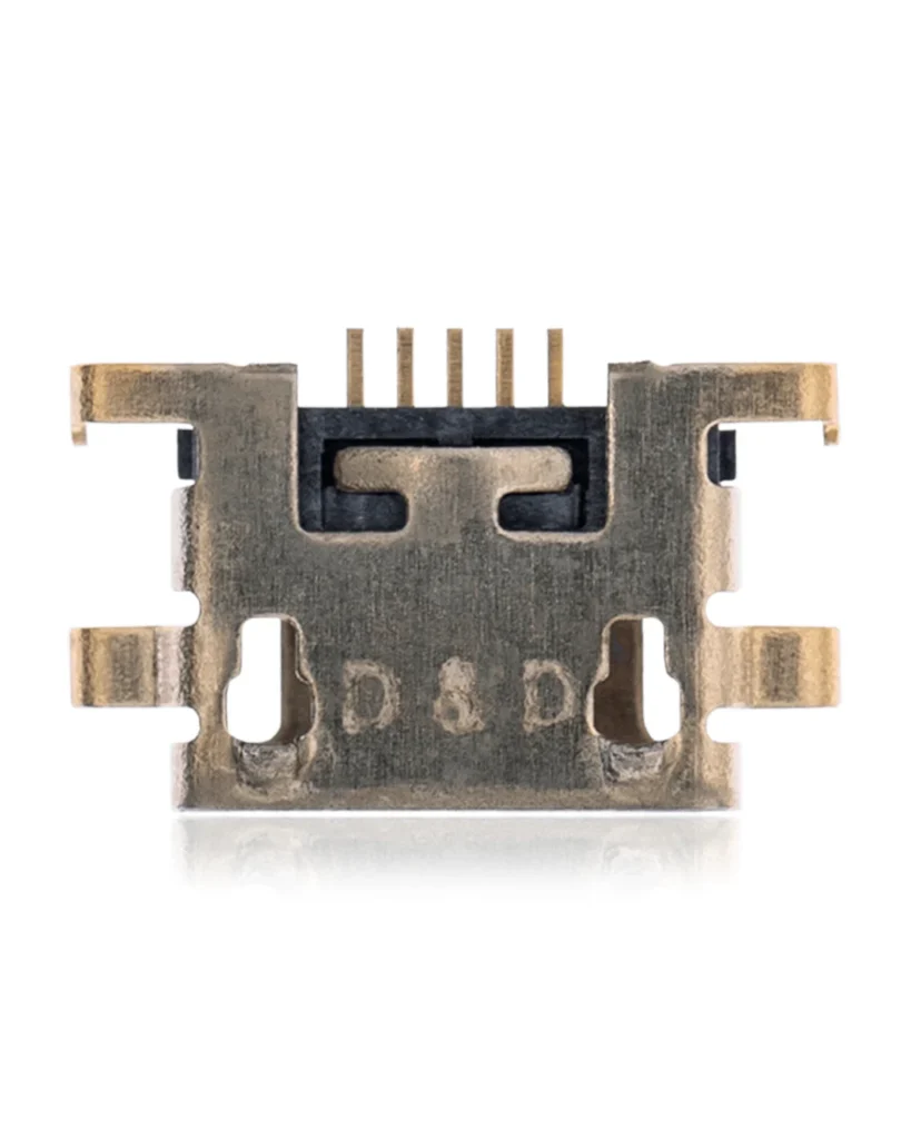 Charging port soldering required - 05 Pin - Micro B - 4 Anchor Points (C124)