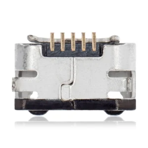 Charging port soldering required - 05 Pin - Micro B - 4 Anchor Points (C144)