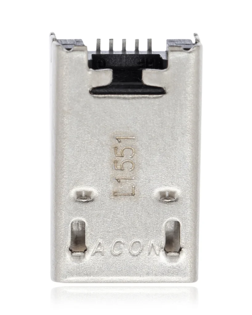 Charging port soldering required - 05 Pin - Micro B - 4 Anchor Points (C201)