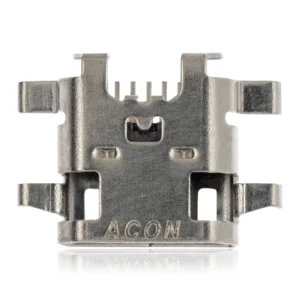 Charging port soldering required - 05 Pin - Micro B - 6 Anchor Points (C282)