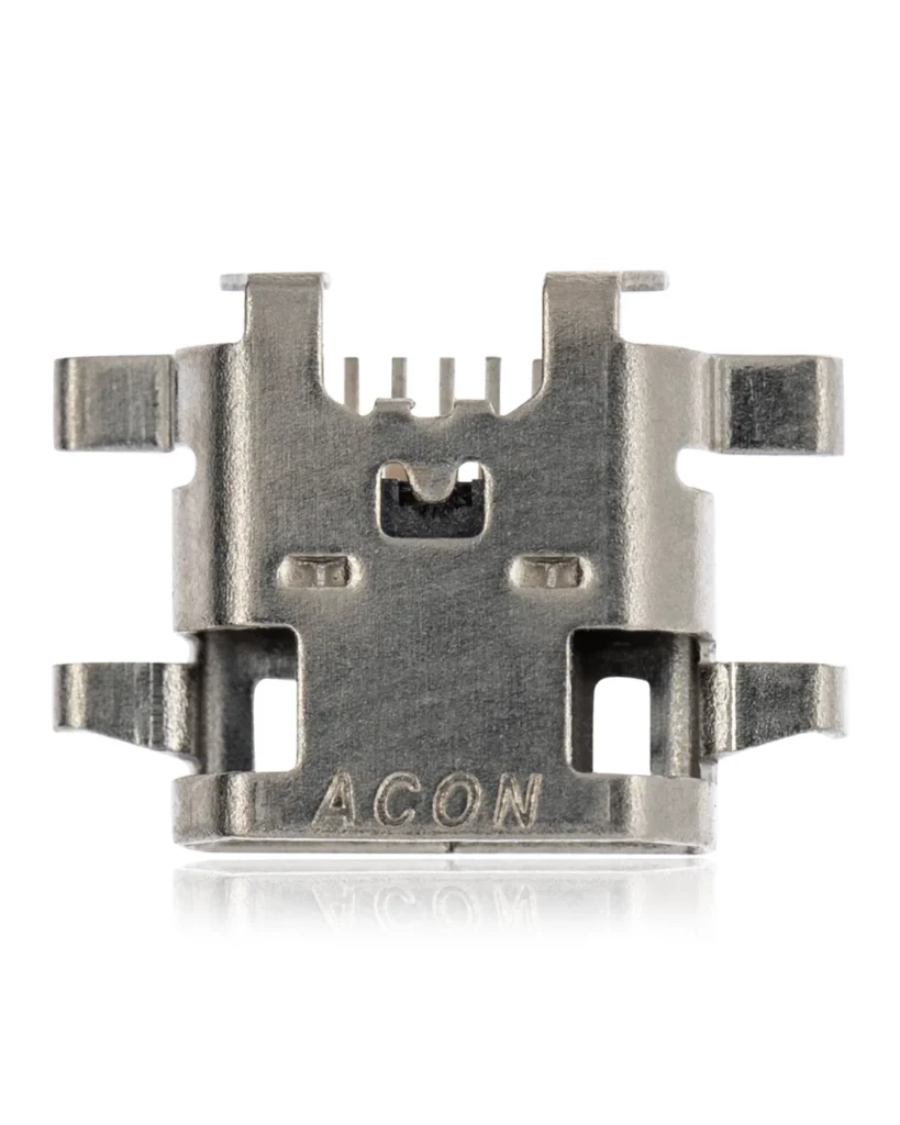 Charging port soldering required - 05 Pin - Micro B - 6 Anchor Points (C282)