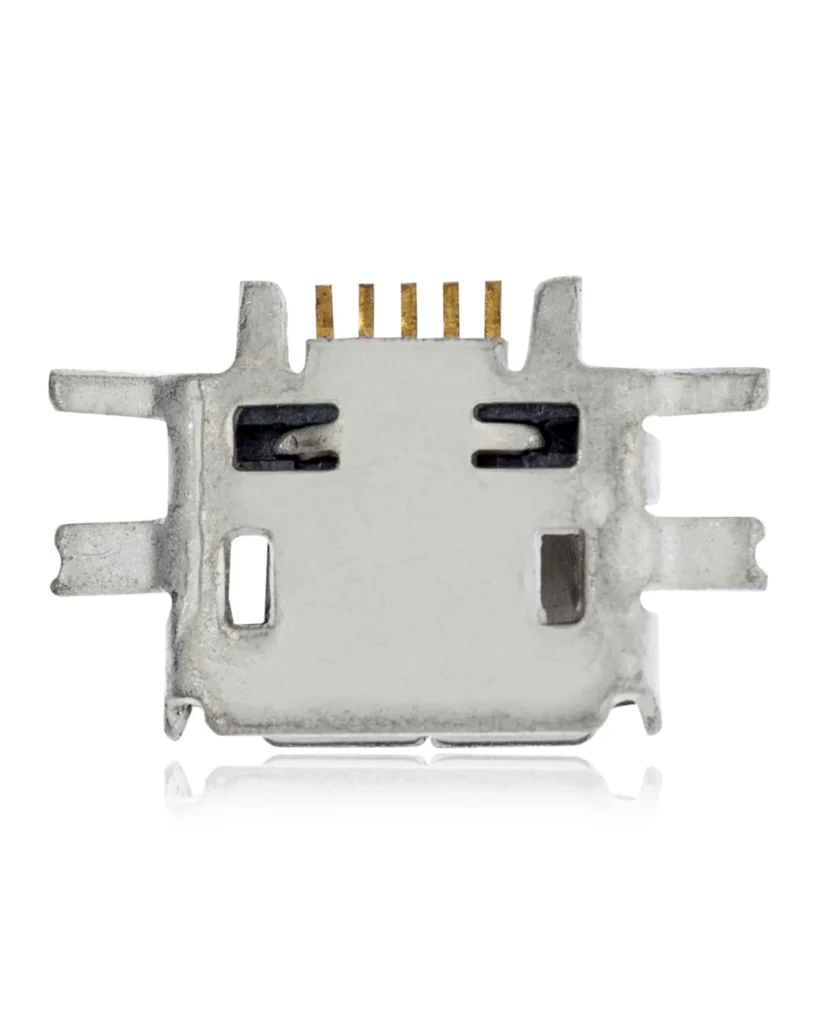 Charging port soldering required - 05 Pin - Micro B - 6 Anchor Points (C283)