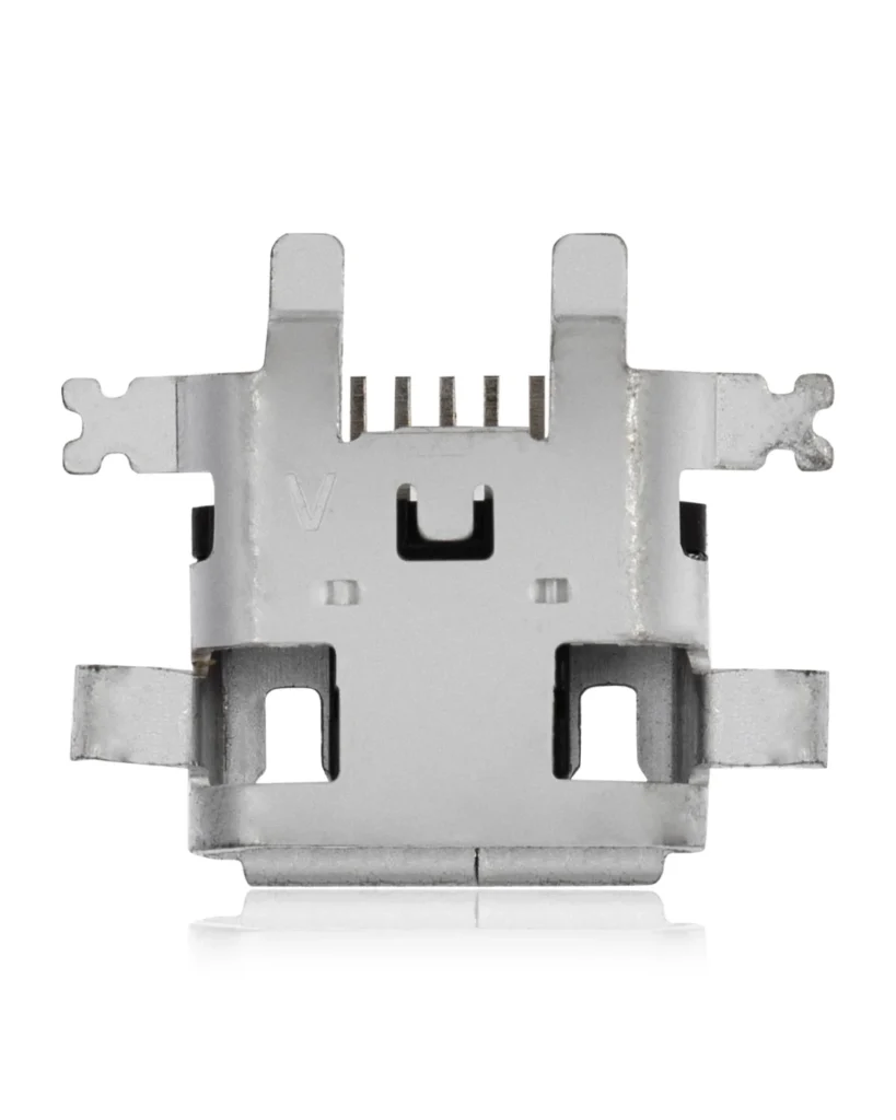 Charging port soldering required - 05 Pin - Micro B - 6 Anchor Points (C286)