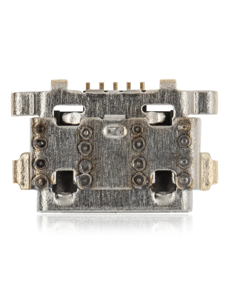 Charging port soldering required - 05 Pin - Micro B - 6 Anchor Points (C291)