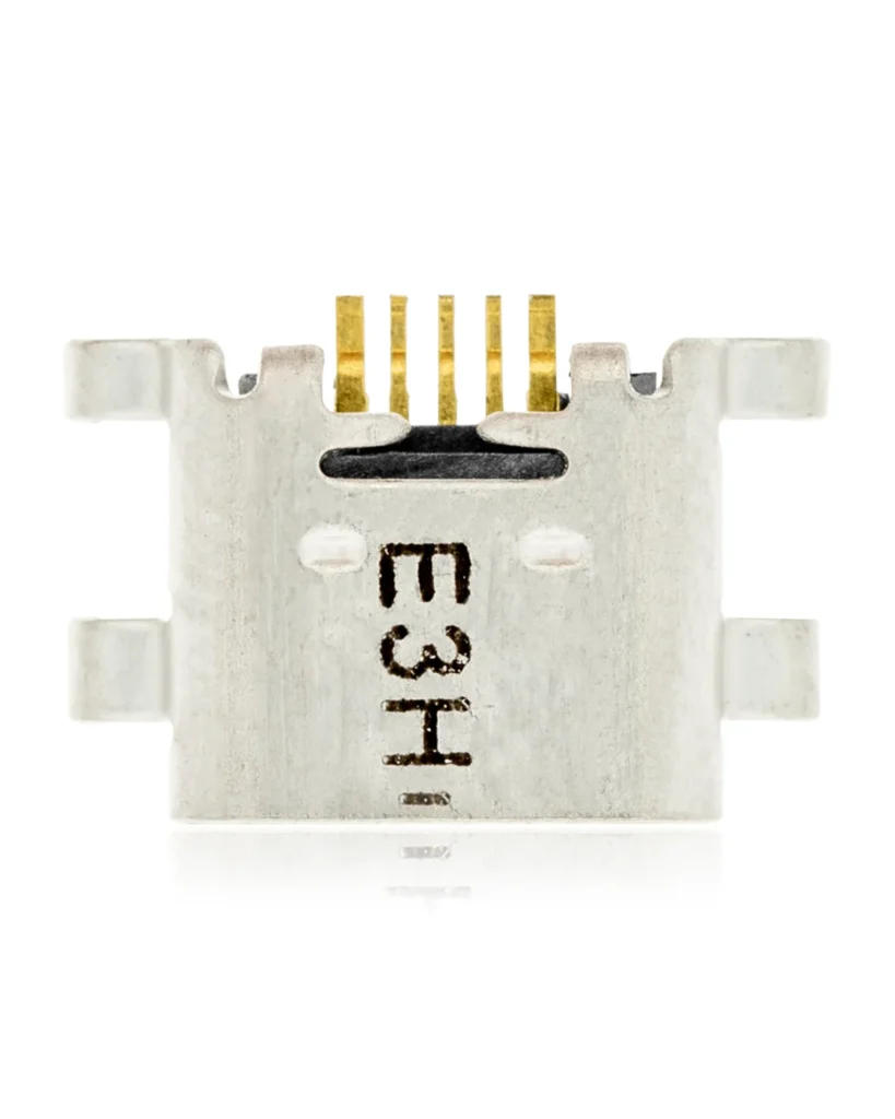 Charging port soldering required - 05 Pin - Micro B - 6 Anchor Points (C391)