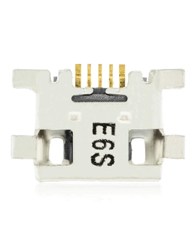 Charging port soldering required - 05 Pin - Micro B - 4 Anchor Points (C395)