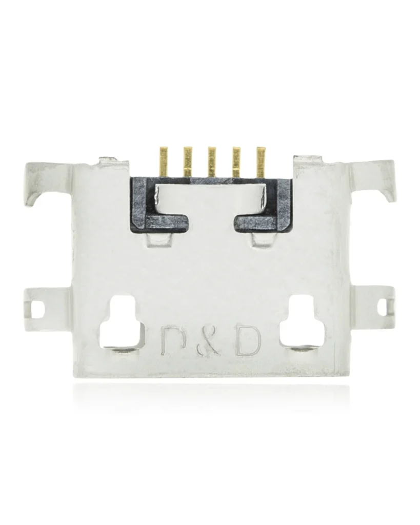 Charging port soldering required - 05 Pin - Micro B - 4 Anchor Points (C402)