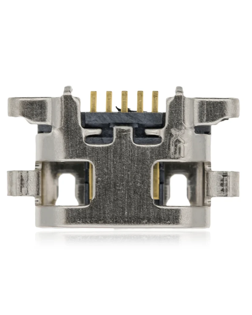 Charging port soldering required - 05 Pin - Micro B - 6 Anchor Points (C381)